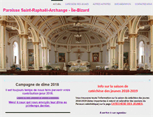 Tablet Screenshot of paroisse-saint-raphael.org